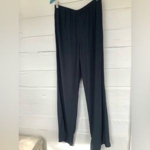 J Jill new navy tencel like jogger pants size m tall